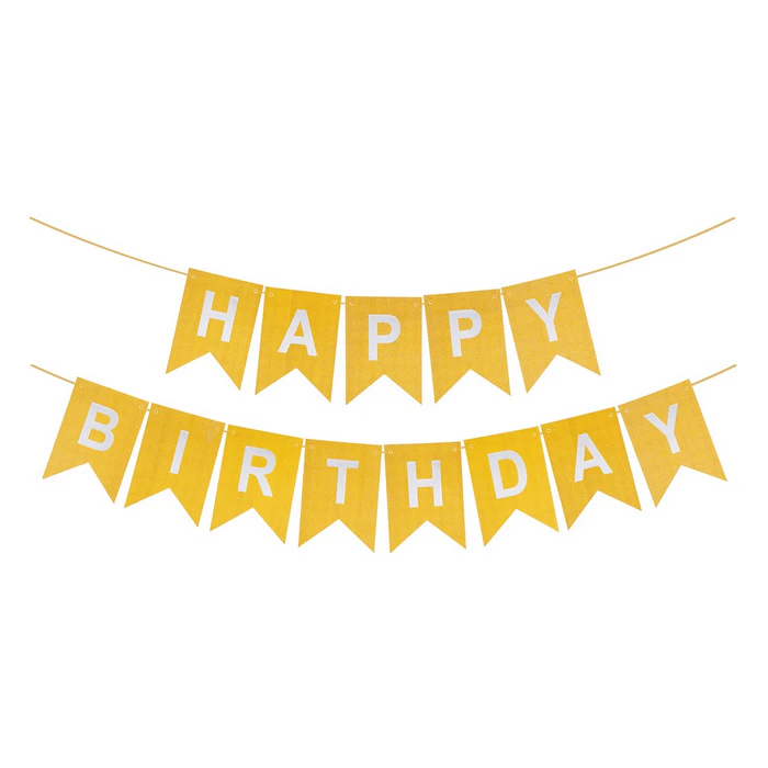 Растяжка бумажная Happy birthday